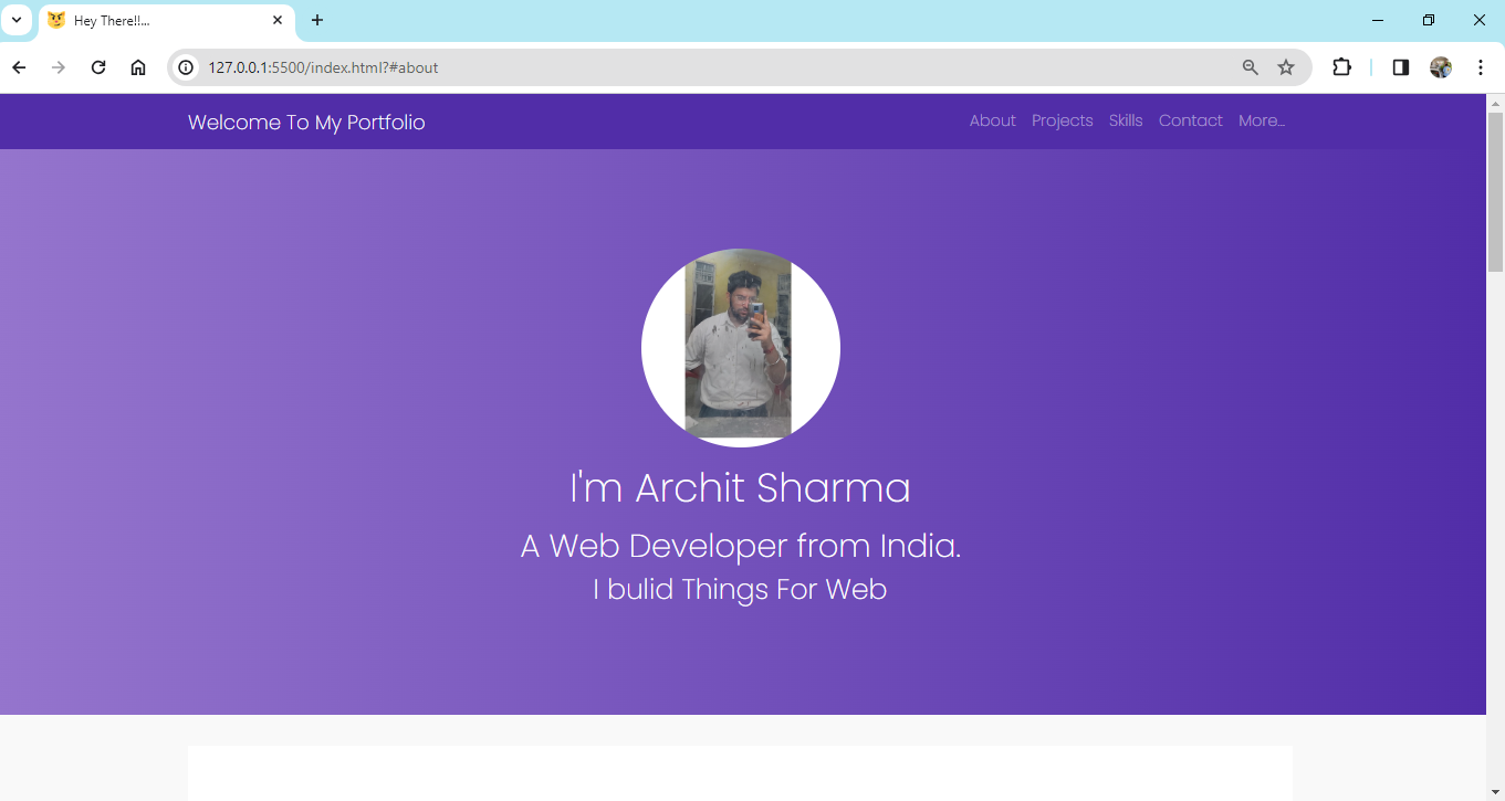 Portfolio Website Image